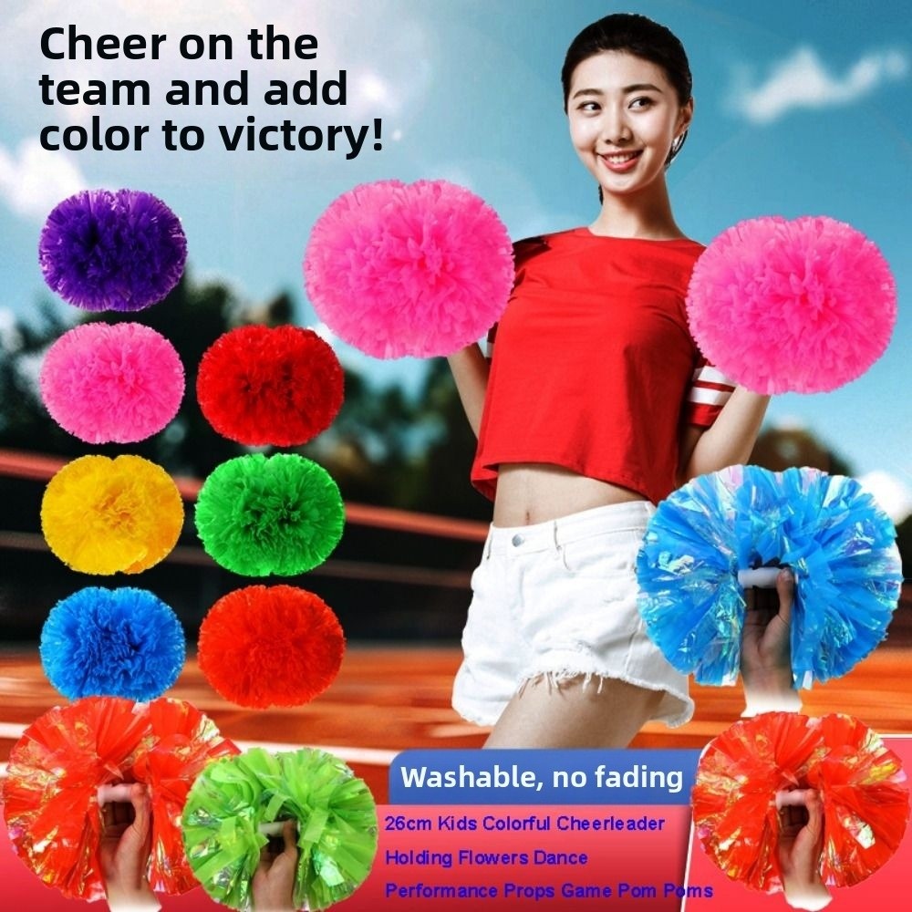 26cm Kids Game Pom Poms Multic - Cheerleading Pom Pom recension och pris