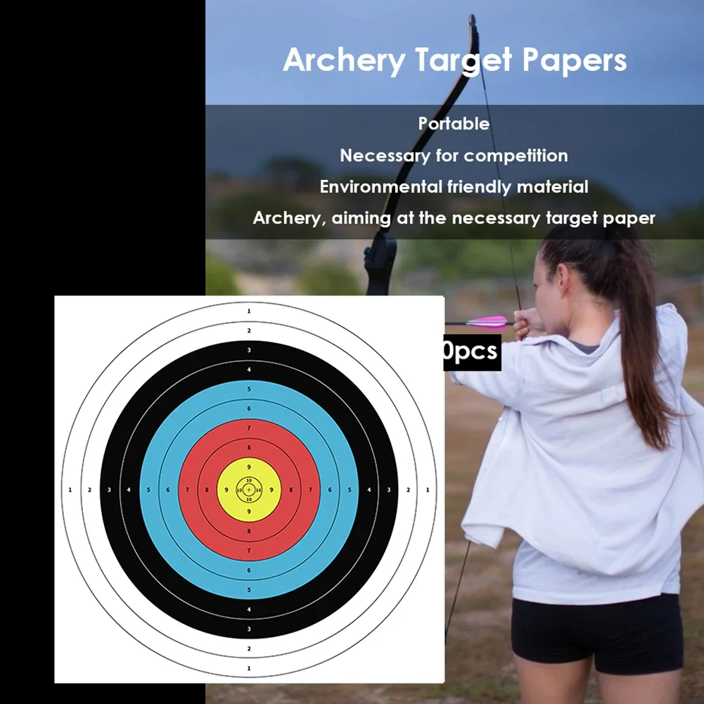 1A 10pcs Profession Archery Ta - Archery Target Face recension och pris