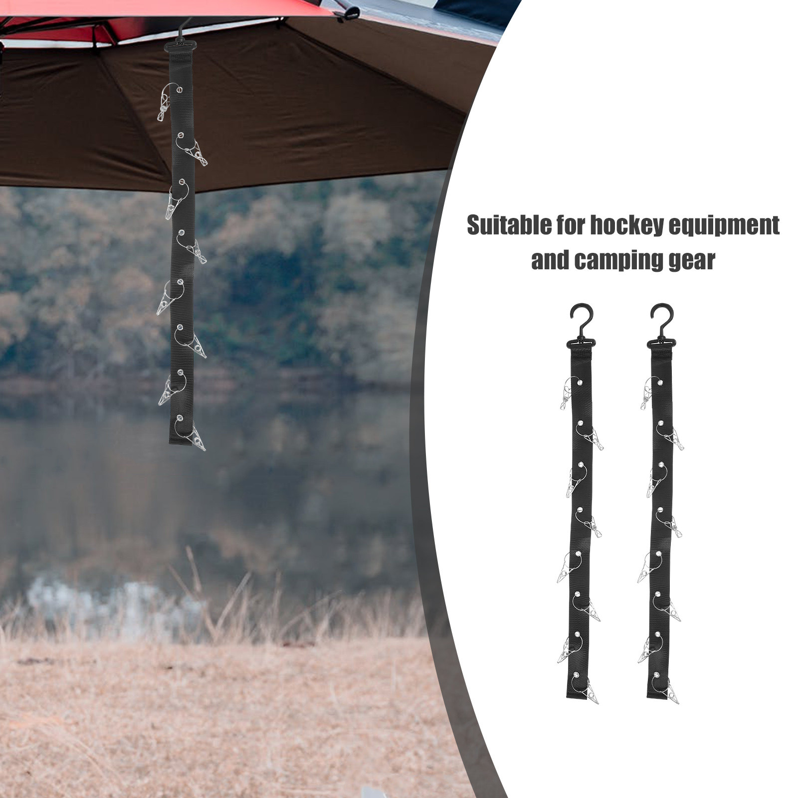 2Pcs Hanging Drying Rack Porta - Sports Equipment Drying Rack recension och pris
