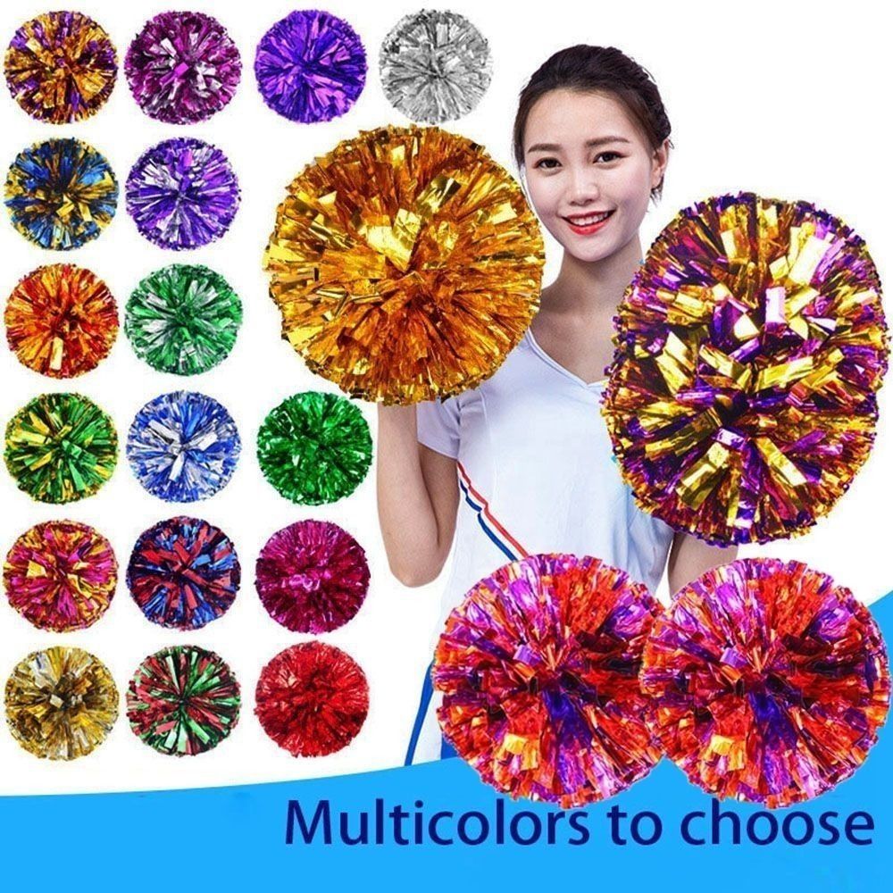 New 30cm Game Pom Poms PET Mul - Cheerleading Pom Pom recension och pris
