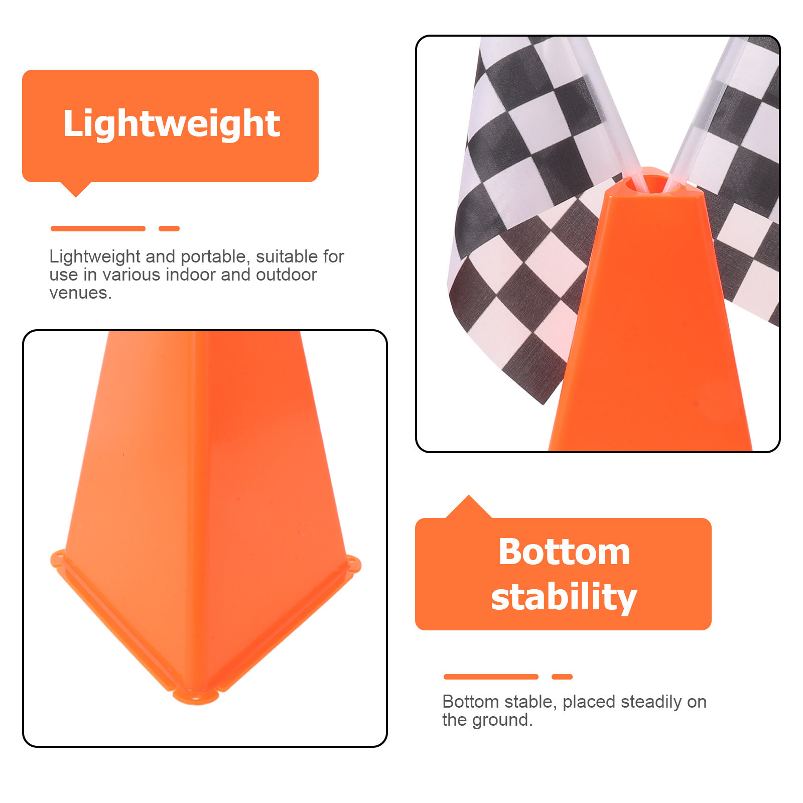 4Sets Soccer Training Agility  - Football Training Cone recension och pris