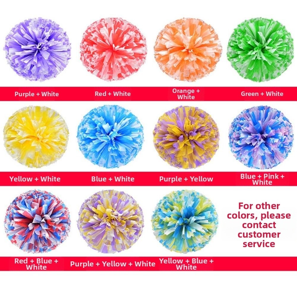30cm Game Pom Poms Multicolors - Cheerleading Pom Pom recension och pris