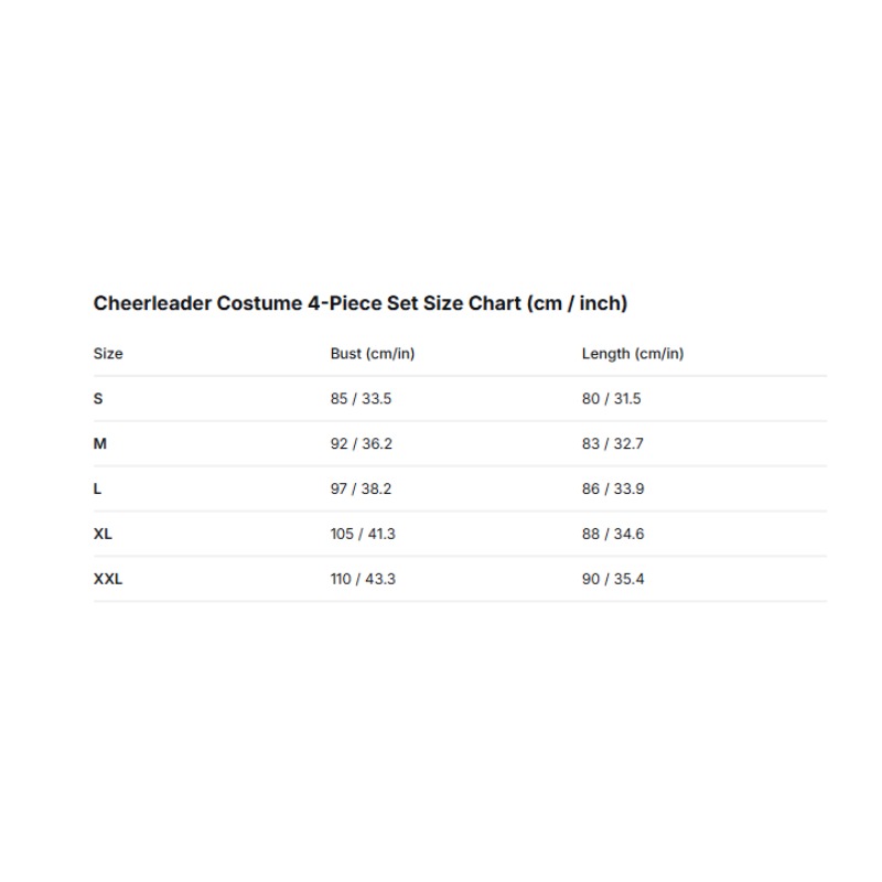Cheerleading Dance Costume Set - Cheerleading Pom Pom recension och pris