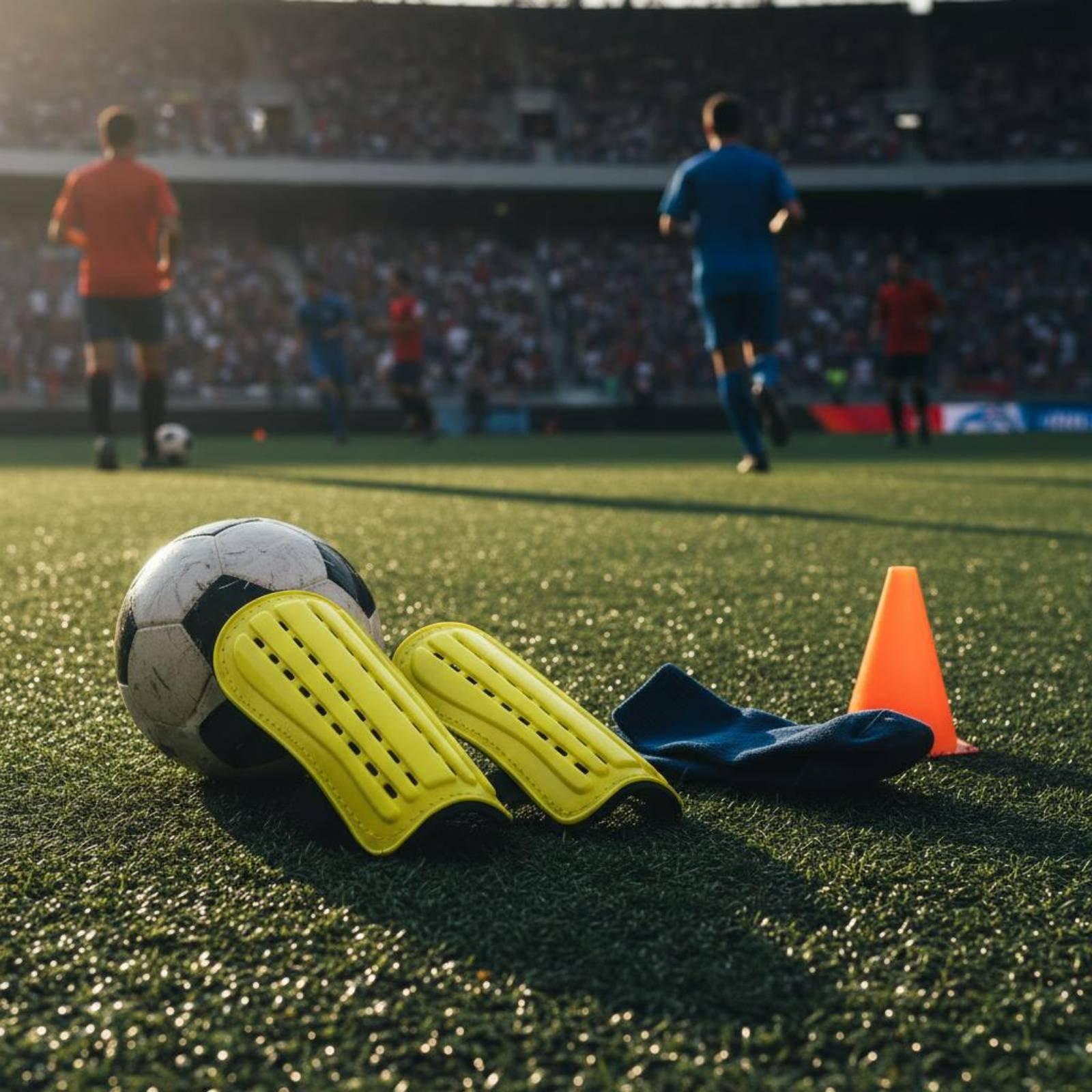 Soccer Shin Guards with Fasten - Sports Equipment Football recension och pris