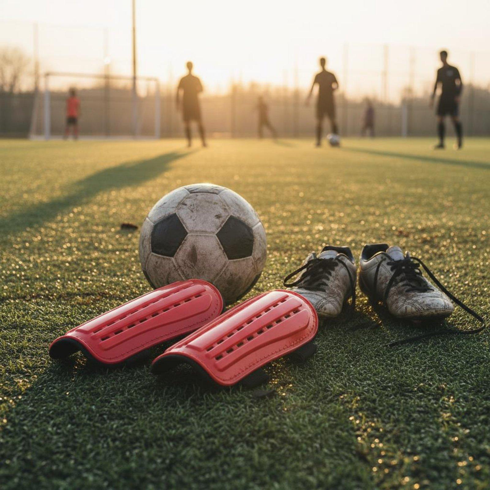 Soccer Shin Guards with Fasten - Sports Equipment Football recension och pris