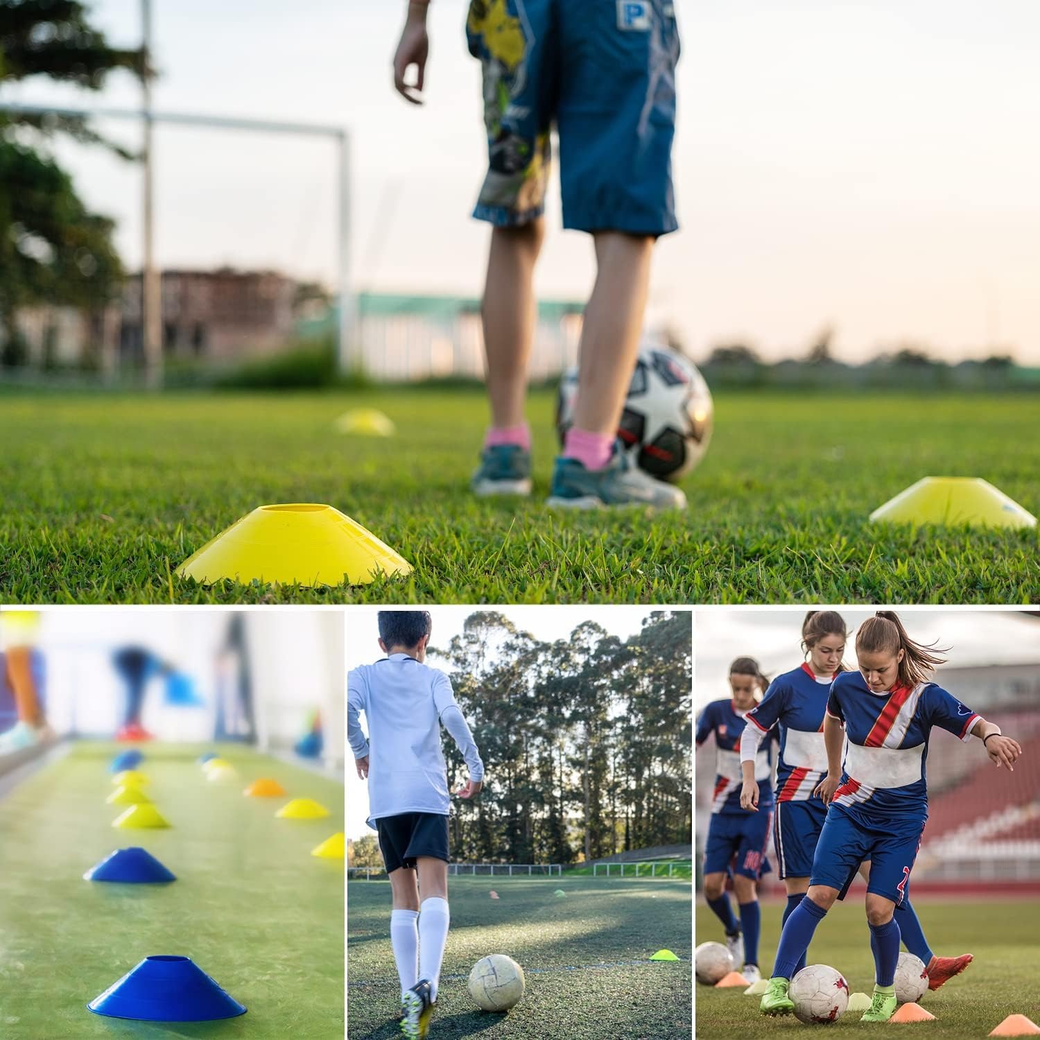 5 Pcs Football Training Plates - Football Training Cone recension och pris