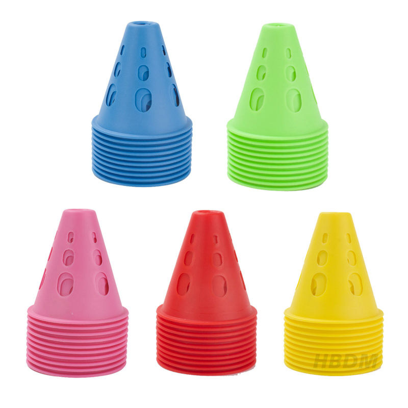 10/20Pcs Hollow Windproof Roll - Football Training Cone recension och pris
