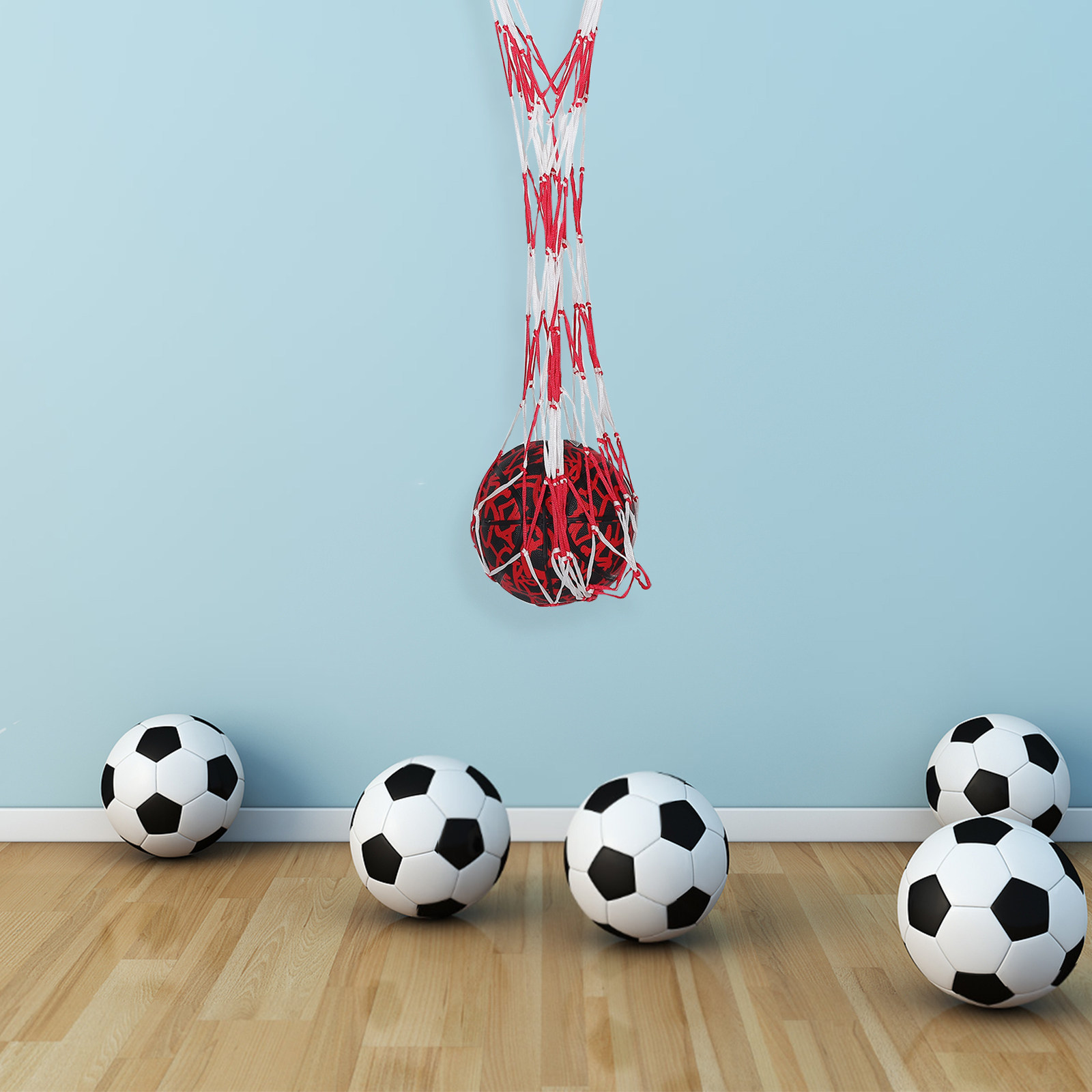 Mesh Ball Storage Bag Portable - Sports Equipment Football recension och pris