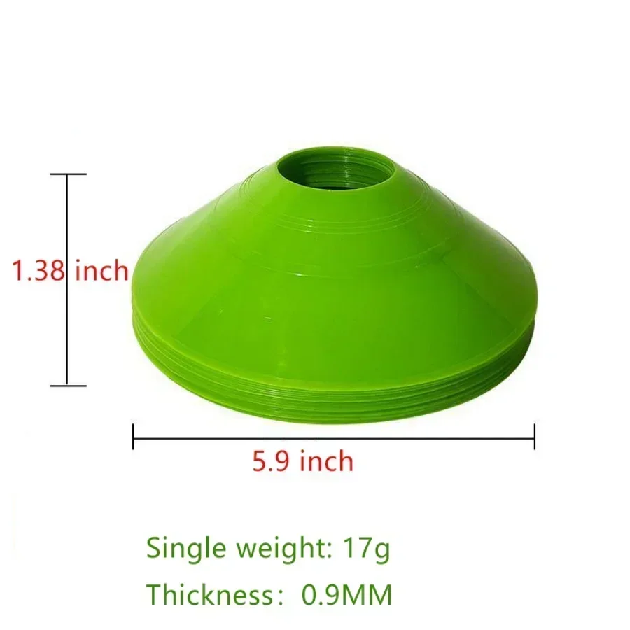 10Pcs Soccer Cones Disc Footba - Football Training Cone recension och pris