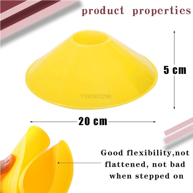 10/50Pcs Disc Cones Training C - Football Training Cone recension och pris
