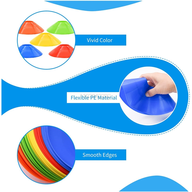 10/50Pcs Disc Cones Training C - Football Training Cone recension och pris