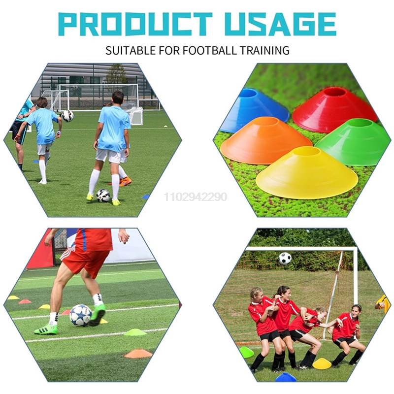10/50Pcs Disc Cones Training C - Football Training Cone recension och pris