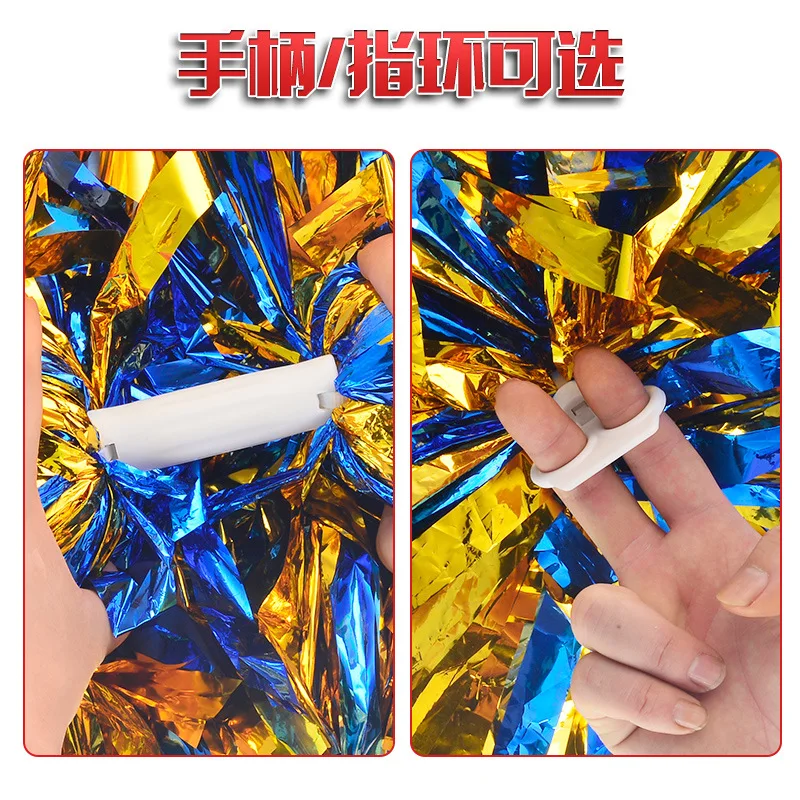 Gold Cheerleading Pom Poms wit - Cheerleading Pom Pom recension och pris