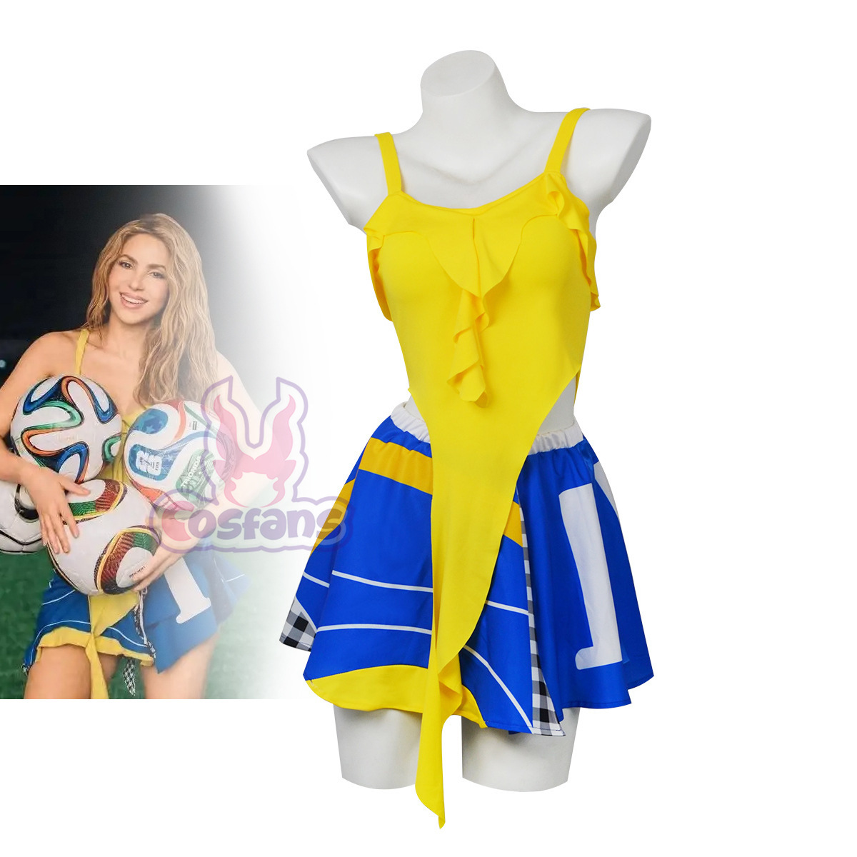 Sexy Cheerleader Costume Crop  - Cheerleading Pom Pom recension och pris