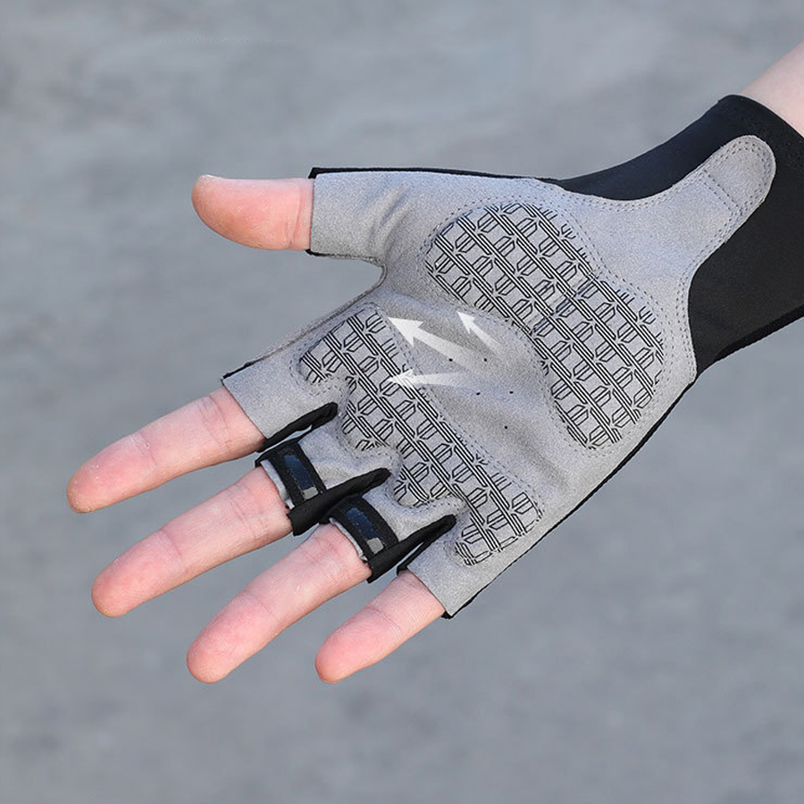 New Team cycling Gloves Half F - Sports Equipment And Names recension och pris