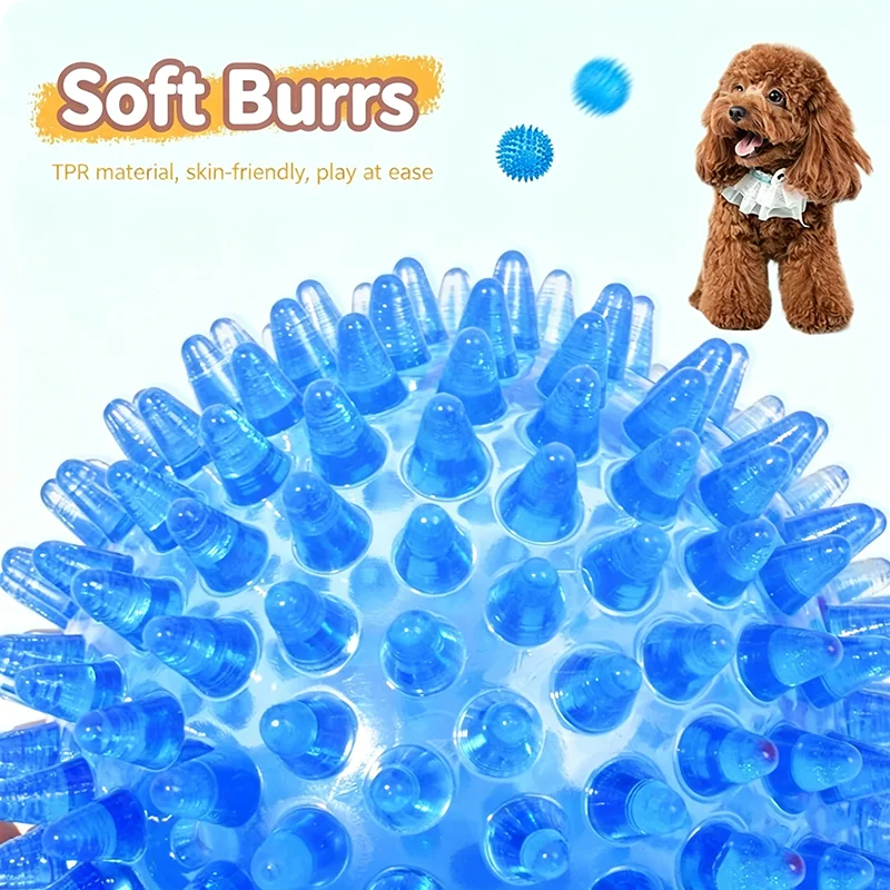 TPR Squeaky Spiked Dog Ball Ch - Spike Ball Game recension och pris