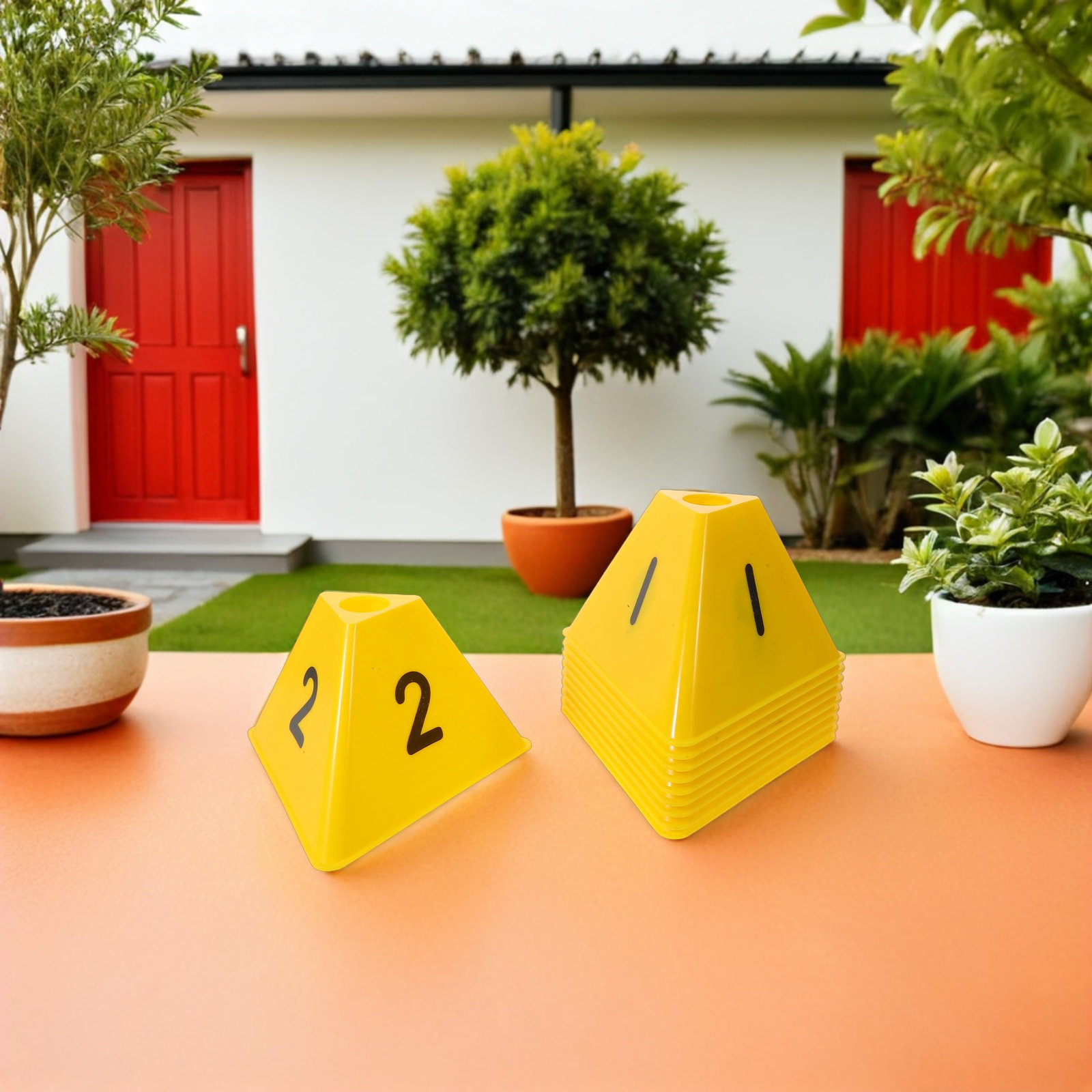 10Pcs Soccer Training Cones Fo - Football Training Cone recension och pris