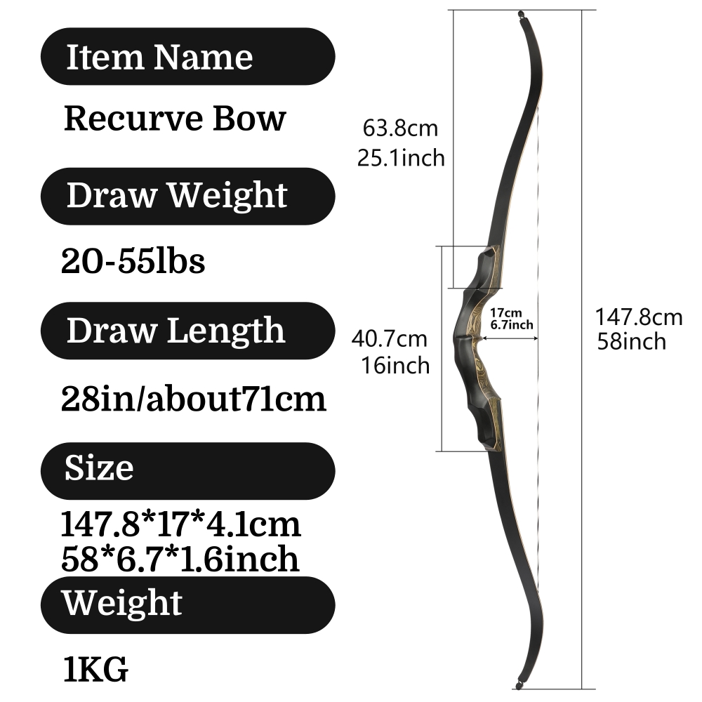 Archery Recurve Bow Arrow Set  - Archery Target Face recension och pris